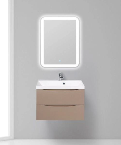 Тумба под раковину Belbagno MARINO Rovere Grigio подвесная 700x450x500 MARINO-700-2C-SO-RG-P