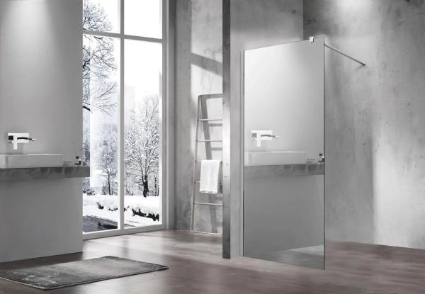 Душевая перегородка Vincea Walk-In VSW-1H900MR, 900*2000, хром, стекло зеркальное