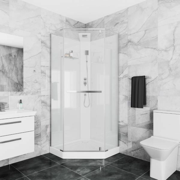 Душевая кабина СeruttiSPA ЧИКА (CHIKA) 901T (90x90x215-225)