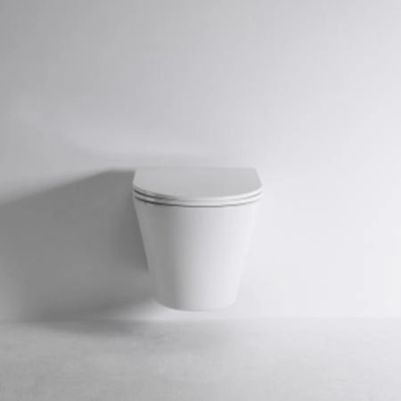TECEspring K Комплект: Унитаз подвесной Kompakt, безободковый, со смывом Torando flush, сиденье Slim с микролифтом и быстрым снятием, цвет: белый