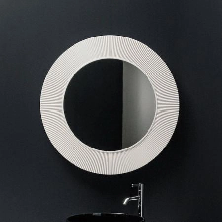 Laufen Kartell Зеркало круглое d=78см, настенное, без подсветки, цвет: белый