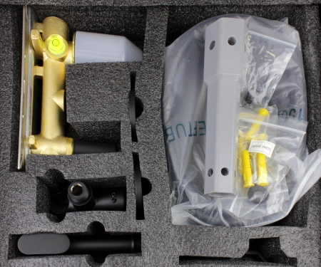 Гигиенический душ встраиваемый со смесителем 1760 ЛОФТ 3253SB черный