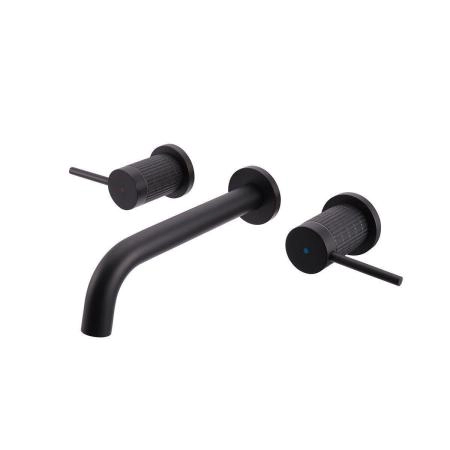 Смеситель Vincea Groove VBFW-4G1MB для раковины встраиваемый, черный