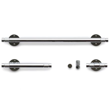 Bertocci Officina 01 Крючок двойной, подвесной, цвет: хром