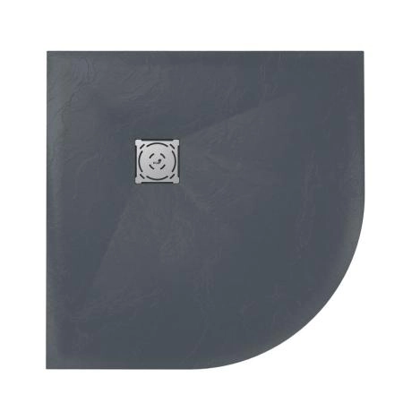 Душевой поддон полукруглый RGW ST/R-G Графит 1000x1000 16153100-02 литьевой мрамор