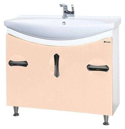 Тумба под раковину Bellezza Лагуна 105 напольная с 2 ящ. бежевая