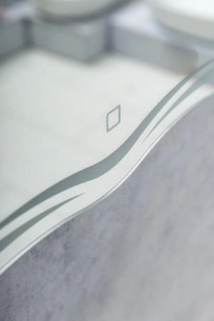 Зеркало Belbagno SPC-OND-600-800-LED-TCH с свет/сенсор выкл. 600x30x800
