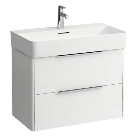 Laufen Base База с раковиной, 73.5х39х53см, с 2 ящиками, подвесная, цвет: белый глянцевый