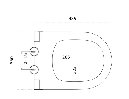 Крышка для унитаз Bohemeа Avva, soft-close Белый глянец 976-W