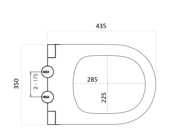 Крышка для унитаз Bohemeа Avva, soft-close Белый глянец 976-W