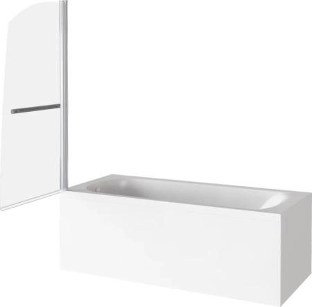 Шторка для ванны GOOD DOOR SCREEN R-HT-80-C-CH 5 мм 80 прозрачное