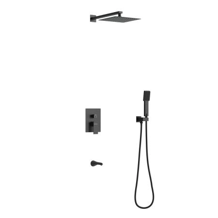 Душевой комплект BERGES VENTAS 3S BLACK, 73006 черный матовый