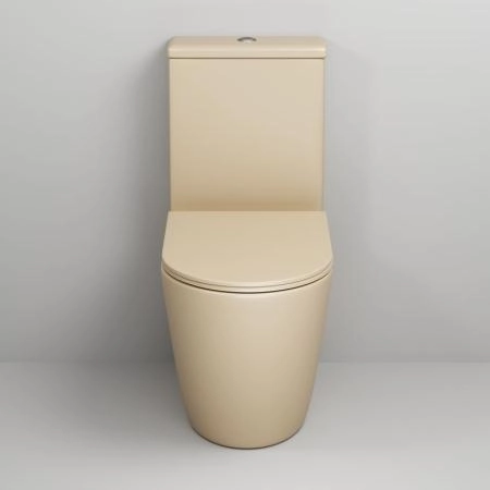 Унитаз Grossman GR-4480BEMS Color (620*365*810) БЕЖЕВЫЙ МАТОВЫЙ напольный Безободковый
