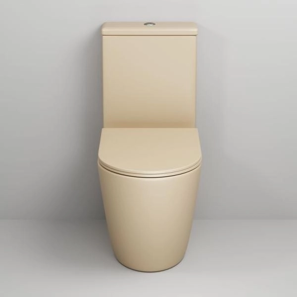 Унитаз Grossman GR-4480BEMS Color (620*365*810) БЕЖЕВЫЙ МАТОВЫЙ напольный Безободковый
