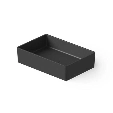 Dea Design Washbasins Раковина 60х40х14.5см., накладная, без отв., Solid Surface, цвет: Black №16