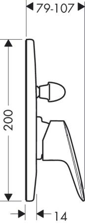 Hansgrohe Logis 71406000 смеситель для ванны для 31741180