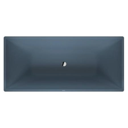 Duravit Vitrium Ванна отдельностоящая 185x85см., с ножками, с2 наклонами для спины, прямоугольная, цвет: синий матовый