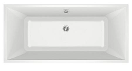 Ванна GOOD DOOR Мадрид 170х80 литьевой мрамор белый