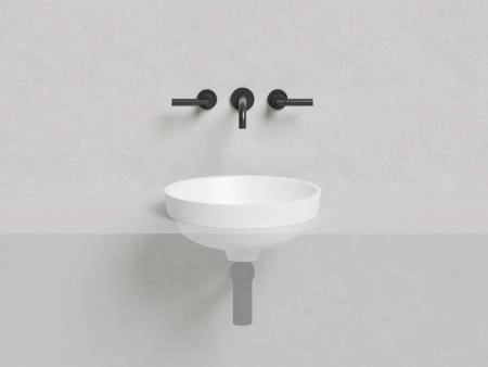 Раковина Salini MAREA 03 S-Stone матовая 42x42 1802203M полувстраиваемая