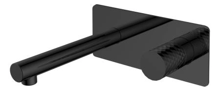 Смеситель STICK Boheme из стены BLACK DIAMOND BLACK 125-BB