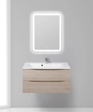 Тумба под раковину Belbagno MARINO Rovere Bianco подвесная 900x450x500 MARINO-900-2C-SO-WO-P