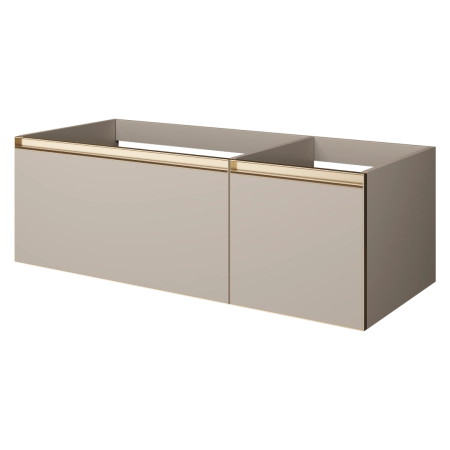 QUATRO 2 120см (80+40) тумба Boheme DAPHNE профиль MATT GOLD 790-M2-120-D-MG