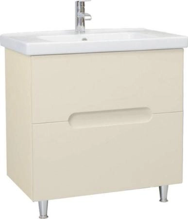 Тумба под раковину Bellezza Андрэа 80 напольная с 2 ящ. бежевая