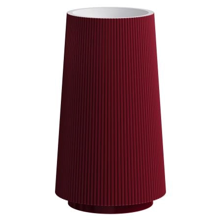 Раковина напольная Boheme рифленая Corian 480*480*850 Burgundy 801-Torre-BUR