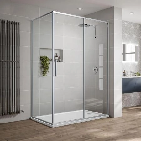 Душевой уголок Vincea Slim-U VSR-2SU9012CL, 1200*900, хром, стекло прозрачное