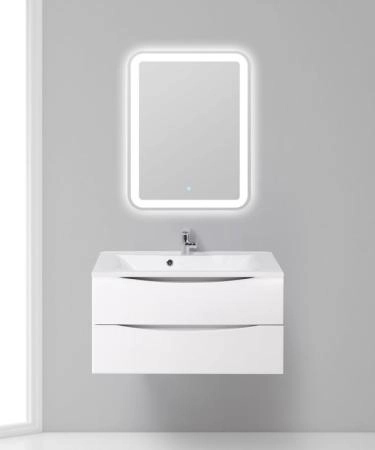 Тумба под раковину Belbagno MARINO Capucino Lucido подвесная 900x450x500 MARINO-900-2C-SO-CL-P