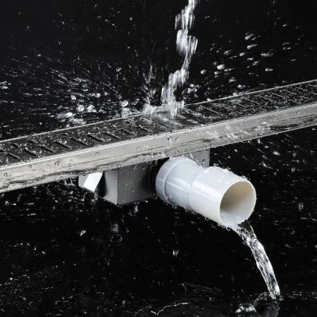 Душевой трап Gappo G86007-39 Оружейная сталь 600 мм