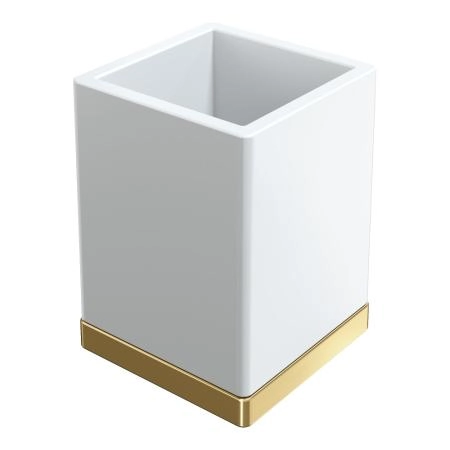 Стакан Boheme настольный Qubic Matt Gold 10961-MG