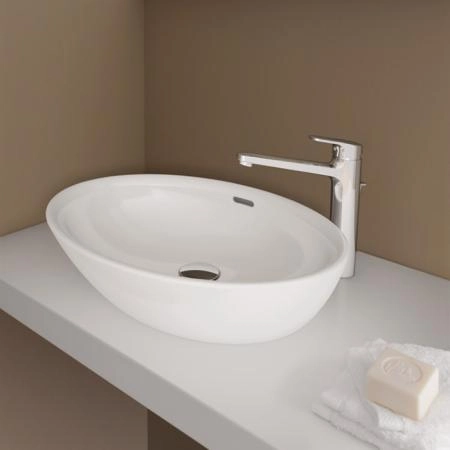 Laufen Pro Раковина накладная 52х39х15см, без отв., c покрытием LCC, цвет: белый