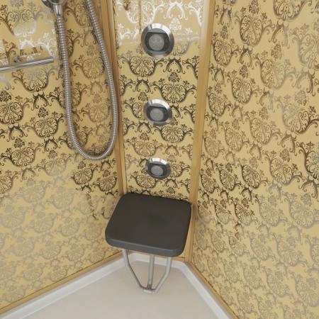 Душевая кабина Niagara Luxe NG-7715G (900x900х2150) низкий поддон стенки ЗОЛОТО