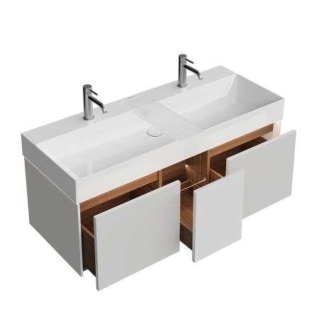 Тумба Kerama Marazzi GRANDE ГРАНДЕ GR.120.3\AGR.M подвесная 120, 3 ящика, архитектурный серый