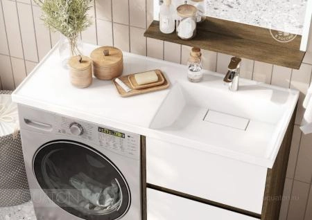 Тумба под раковину AQUATON Лондри 60 Дуб Кантри без фасада 1A266901LHDY0