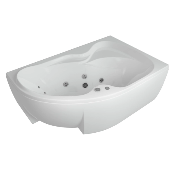 Ванна АКВАТЕК Вега 170x100 НМ (пневматика) правая