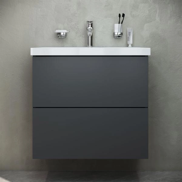 Тумба под раковину подвесная AM.PM GEM M90FHX06022GM графит матовый