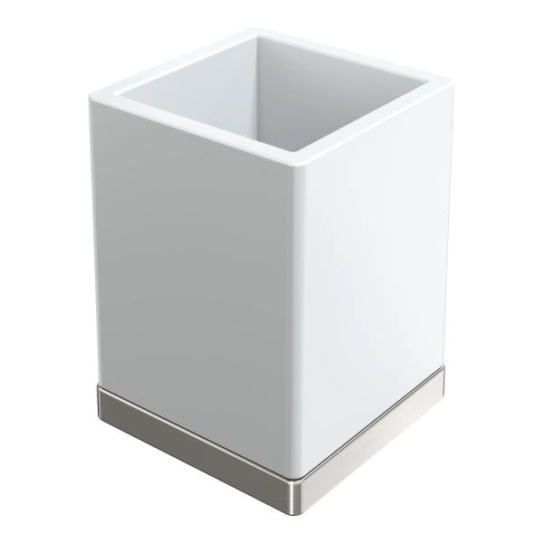 Стакан Boheme настольный Qubic Nickel Brush 10961-NB
