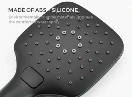 Смеситель Gappo G1117-6 на борт ванны 3 отверстия, чёрный