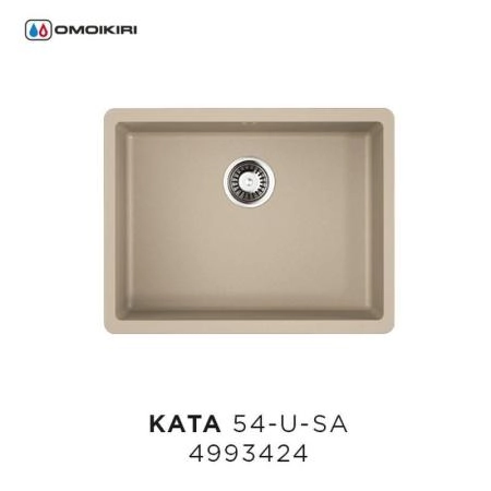Кухонная мойка Omoikiri Kata 54-U-SA 4993424, 540х420, бежевый