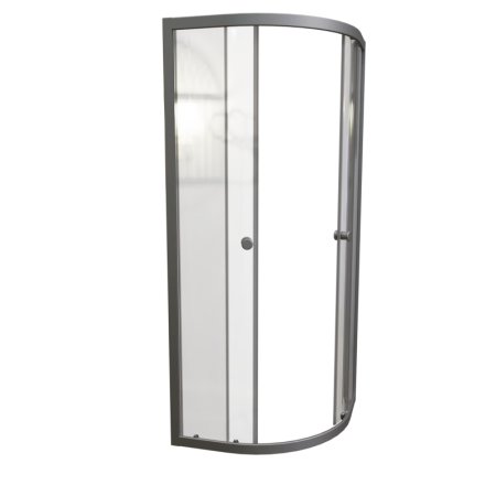 Поддон к душевому углу Берген RD 100х100 (радиальный поддон на раме-подставке с устройством слива (черный), панель)