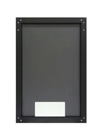 Зеркало Континент Frame black standart 700x1000 ЗЛП2616 с подсветкой