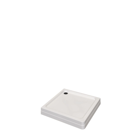 Поддон к душевому углу Дрим 110, Санрайз 110 (квадратный поддон на раме-подставке с устройством слива)