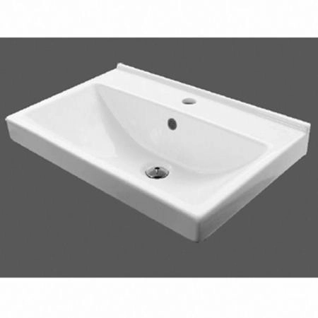 Тумба с раковиной Comforty Никосия-60Н дуб белый