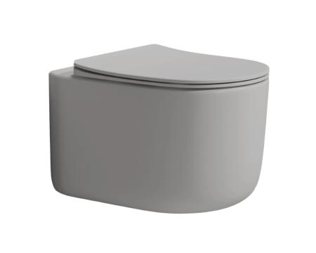 Flow подвесной унитаз Boheme LUNA с крышкой, функция Торнадо 969-SET-L