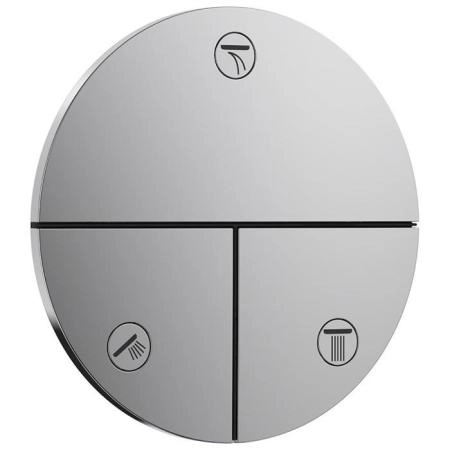 Hansgrohe ShowerSelect S Переключатель потоков для ванны/душа, на 3 источника, цвет: хром
