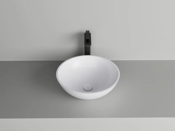 Раковина NT BAGNO NT410 Coppa 400x400 искусственный камень белый матовый