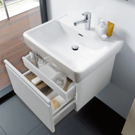 Laufen Pro A Тумба подвесная 52x45cм, с раковиной, цвет: белый матовый