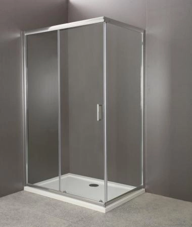 Душевой уголок BelBagno UNO 110x80 матовое стекло 5 мм профиль хром UNO-AH-1-110/80-P-Cr